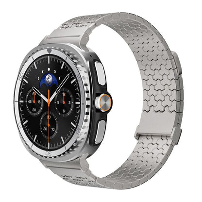 Y-Shaped Dual Magnetic Stainless Steel Watch Band, For Samsung Galaxy Watch8 / Watch8 Classic