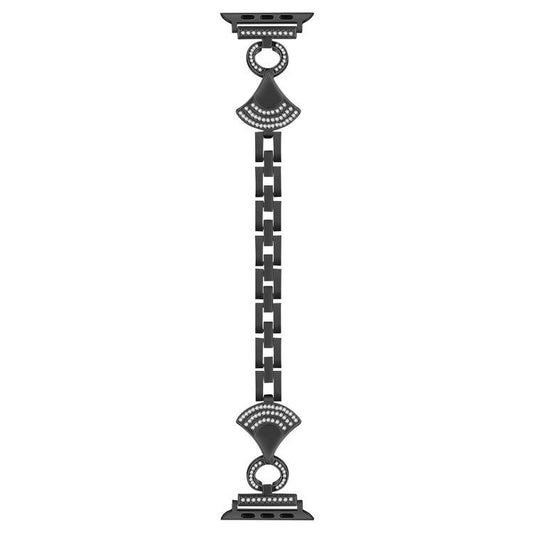 Shell-Inlaid Diamond  Metal Watch Band, For Apple Watch 46mm / 49mm / 45mm / 44mm, For Apple Watch 42mm / 41mm / 40mm / 38mm