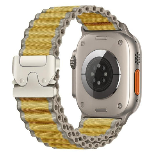 Parachute Buckle Off Road Wide Ribbed Nylon Watch Band, For Apple Watch 46mm / 49mm / 45mm / 44mm, For Apple Watch 42mm / 41mm / 40mm / 38mm