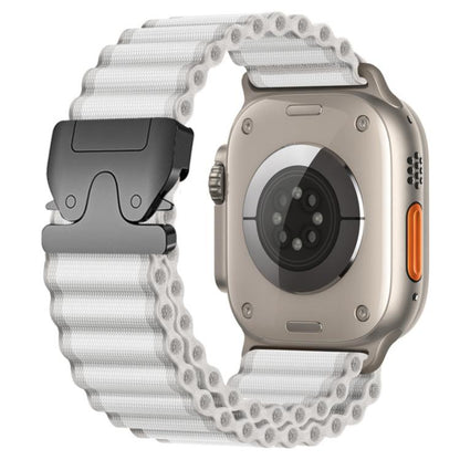 Parachute Buckle Off Road Wide Ribbed Nylon Watch Band, For Apple Watch 46mm / 49mm / 45mm / 44mm, For Apple Watch 42mm / 41mm / 40mm / 38mm