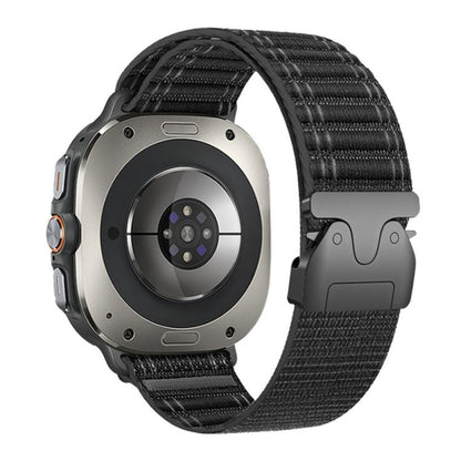 Parachute Buckle Wave Texture Nylon Watch Band, For Samsung Galaxy Watch Ultra 47mm / Ultra 2025
