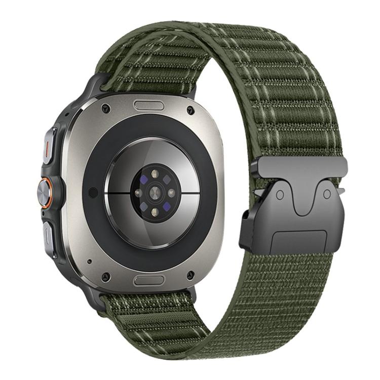 Parachute Buckle Wave Texture Nylon Watch Band, For Samsung Galaxy Watch Ultra 47mm / Ultra 2025