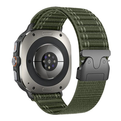 Parachute Buckle Wave Texture Nylon Watch Band, For Samsung Galaxy Watch Ultra 47mm / Ultra 2025