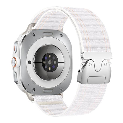 Parachute Buckle Wave Texture Nylon Watch Band, For Samsung Galaxy Watch Ultra 47mm / Ultra 2025
