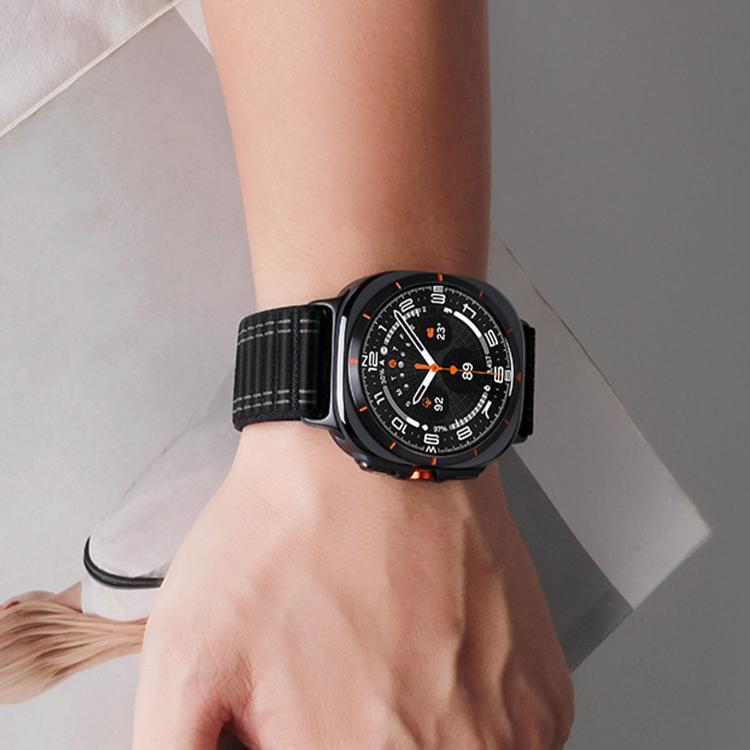 Parachute Buckle Wave Texture Nylon Watch Band, For Samsung Galaxy Watch Ultra 47mm / Ultra 2025