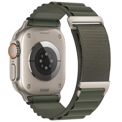 C Buckle Two-Section High Mountain Loop Nylon Watch Band, For Apple Watch 46mm / 49mm / 45mm / 44mm, For Apple Watch 42mm / 41mm / 40mm / 38mm