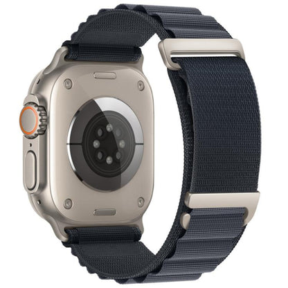 C Buckle Two-Section High Mountain Loop Nylon Watch Band, For Apple Watch 46mm / 49mm / 45mm / 44mm, For Apple Watch 42mm / 41mm / 40mm / 38mm