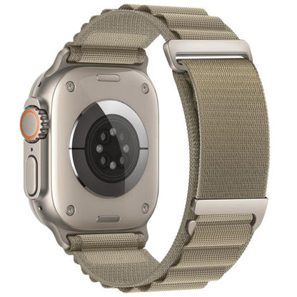C Buckle Two-Section High Mountain Loop Nylon Watch Band, For Apple Watch 46mm / 49mm / 45mm / 44mm, For Apple Watch 42mm / 41mm / 40mm / 38mm