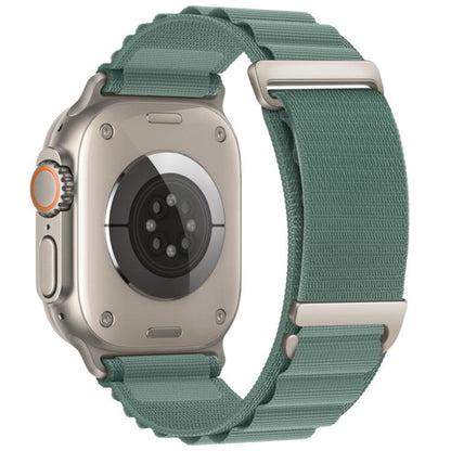 C Buckle Two-Section High Mountain Loop Nylon Watch Band, For Apple Watch 46mm / 49mm / 45mm / 44mm, For Apple Watch 42mm / 41mm / 40mm / 38mm