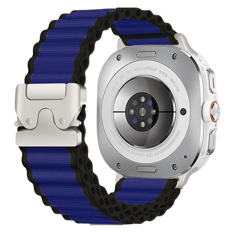 Parachute Buckle Off Road Wide Ribbed Nylon Watch Band, For Samsung Galaxy Watch Ultra 47mm / Ultra 2025