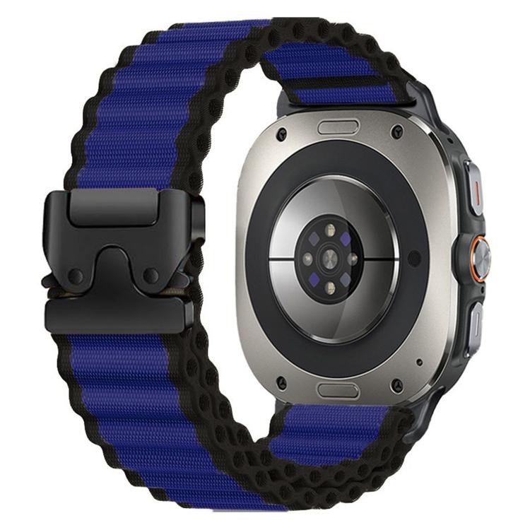 Parachute Buckle Off Road Wide Ribbed Nylon Watch Band, For Samsung Galaxy Watch Ultra 47mm / Ultra 2025