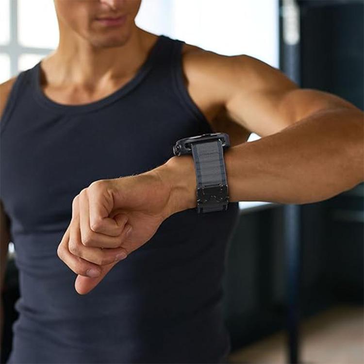 Parachute Buckle Off Road Wide Ribbed Nylon Watch Band, For Samsung Galaxy Watch Ultra 47mm / Ultra 2025