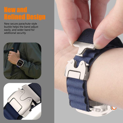 Parachute Buckle High Mountain Nylon Loop Watch Band, For Apple Watch 46mm / 49mm / 45mm / 44mm, For Apple Watch 42mm / 41mm / 40mm / 38mm