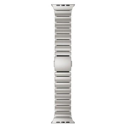 Magnetic Buckle Single-Bead Silicone Stainless Steel Watch Band, For Apple Watch 46mm / 49mm / 45mm / 44mm