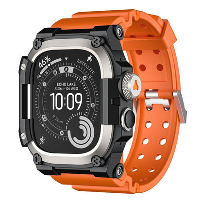 Metal Protective Case One-Piece TPU Watch Band, For Apple Watch Ultra 3 / Ultra 2 / Ultra 1 49mm