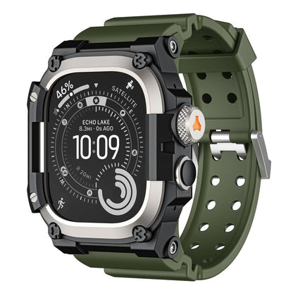 Metal Protective Case One-Piece TPU Watch Band, For Apple Watch Ultra 3 / Ultra 2 / Ultra 1 49mm