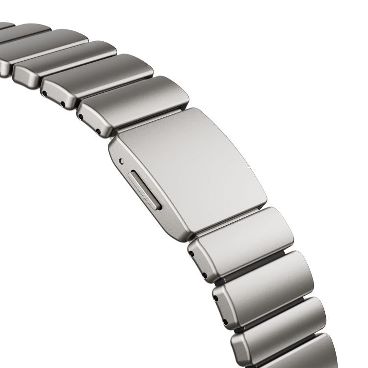 Magnetic Buckle Single-Bead Silicone Stainless Steel Watch Band, For Samsung Galaxy Watch Ultra 47mm / Ultra 2025