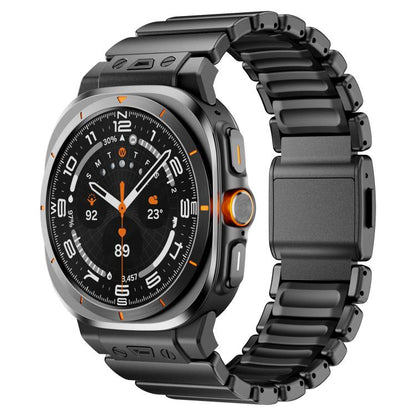 Magnetic Buckle Single-Bead Silicone Stainless Steel Watch Band, For Samsung Galaxy Watch Ultra 47mm / Ultra 2025