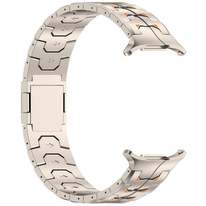 Steel Kongman Folding Clasp Titanium Metal Watch Band, For Samsung Galaxy Watch Ultra 47mm / Ultra 2025