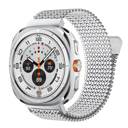 Breathable Stainless Steel Magnetic Watch Band, For Samsung Galaxy Watch Ultra / Ultra 2025, For Samsung Galaxy Watch8 / Watch8 Calssic