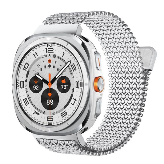 Breathable Stainless Steel Magnetic Watch Band, For Samsung Galaxy Watch Ultra / Ultra 2025, For Samsung Galaxy Watch8 / Watch8 Calssic