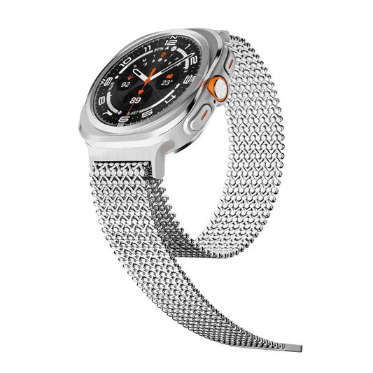 Breathable Stainless Steel Magnetic Watch Band, For Samsung Galaxy Watch Ultra / Ultra 2025, For Samsung Galaxy Watch8 / Watch8 Calssic