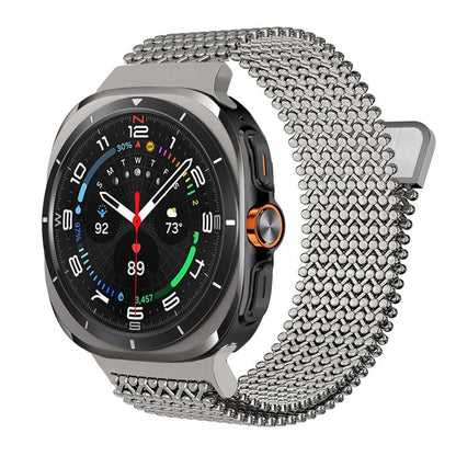 Breathable Stainless Steel Magnetic Watch Band, For Samsung Galaxy Watch Ultra / Ultra 2025, For Samsung Galaxy Watch8 / Watch8 Calssic