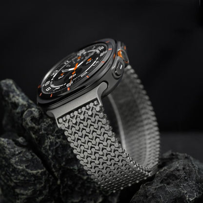 Breathable Stainless Steel Magnetic Watch Band, For Samsung Galaxy Watch Ultra / Ultra 2025, For Samsung Galaxy Watch8 / Watch8 Calssic
