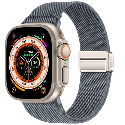 Double Magnetic Buckle Elastic Nylon Watch Band, For Apple Watch 49mm / 46mm / 45mm / 44mm, For Apple Watch 42mm / 41mm / 40mm / 38mm