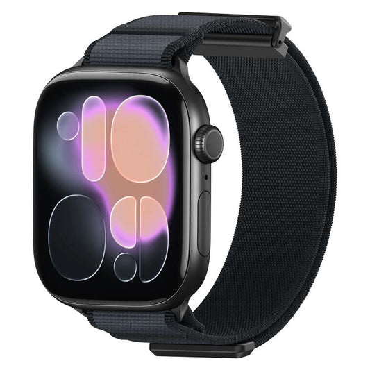 Double-Jointed Magnetic Metal-Tip Nylon Watch Band, For Apple Watch 49mm / 46mm / 45mm / 44mm, For Apple Watch 42mm / 41mm / 40mm / 38mm