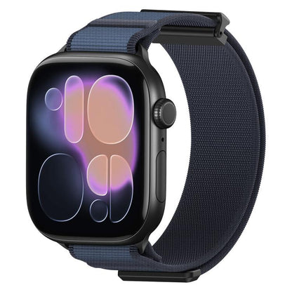 Double-Jointed Magnetic Metal-Tip Nylon Watch Band, For Apple Watch 49mm / 46mm / 45mm / 44mm, For Apple Watch 42mm / 41mm / 40mm / 38mm