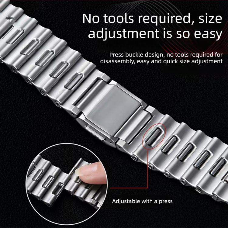 Ocean Wave Texture Magnetic Clasp Stainless Steel Watch Band, For Samsung Galaxy Watch8 / Watch8 Classic