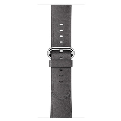 Classic Button Leather Wrist Strap Watch Band for Apple Watch Series 3 & 2 & 1 42mm