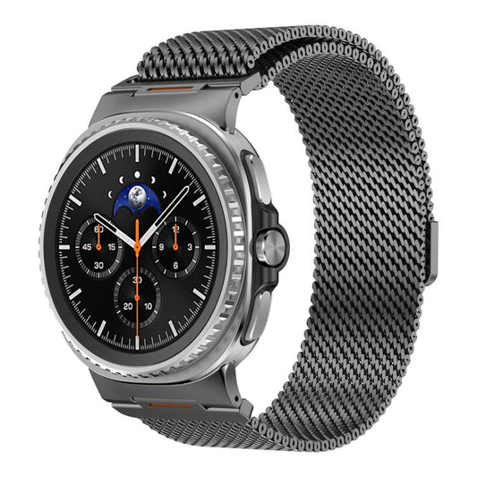 Vibrant Style Thick Mesh Milanese Magnetic Watch Band, For Samsung Galaxy Watch8 / Watch8 Classic