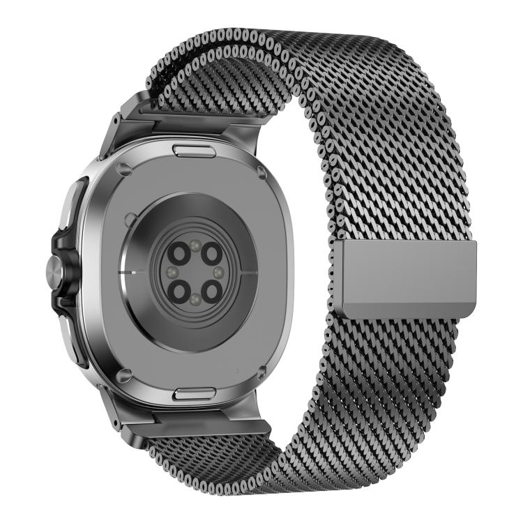 Vibrant Style Thick Mesh Milanese Magnetic Watch Band, For Samsung Galaxy Watch8 / Watch8 Classic
