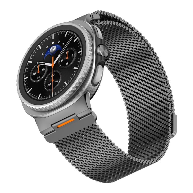 Vibrant Style Thick Mesh Milanese Magnetic Watch Band, For Samsung Galaxy Watch8 / Watch8 Classic