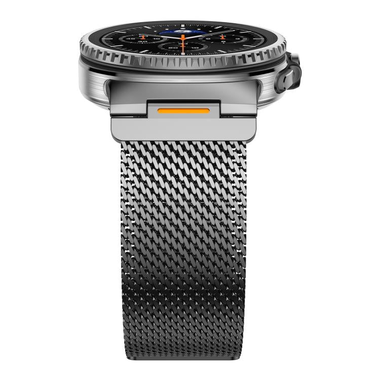 Vibrant Style Thick Mesh Milanese Magnetic Watch Band, For Samsung Galaxy Watch8 / Watch8 Classic