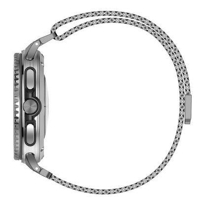 Vibrant Style Thick Mesh Milanese Magnetic Watch Band, For Samsung Galaxy Watch8 / Watch8 Classic