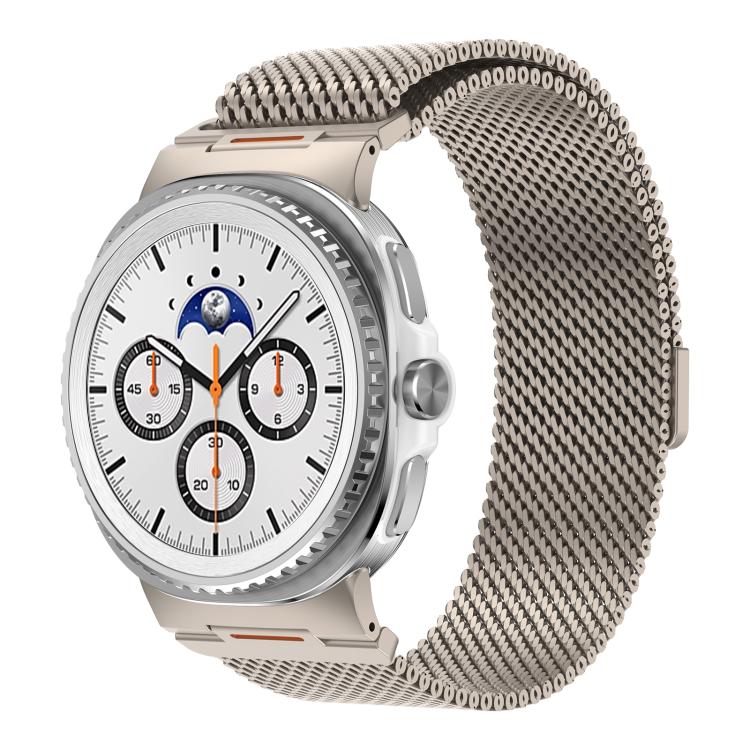 Vibrant Style Thick Mesh Milanese Magnetic Watch Band, For Samsung Galaxy Watch8 / Watch8 Classic
