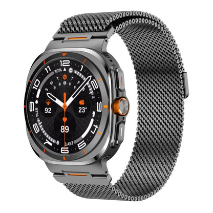 Vibrant Style Thick Mesh Milanese Magnetic Watch Band, For Samsung Galaxy Watch Ultra 2025 / Ultra 47mm