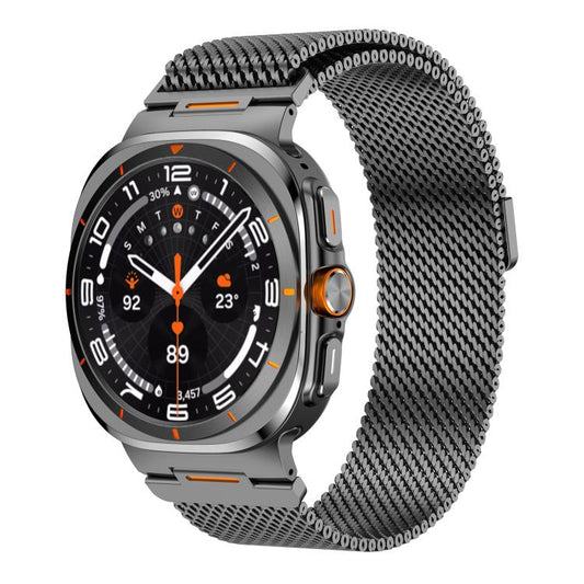 Vibrant Style Thick Mesh Milanese Magnetic Watch Band, For Samsung Galaxy Watch Ultra 2025 / Ultra 47mm