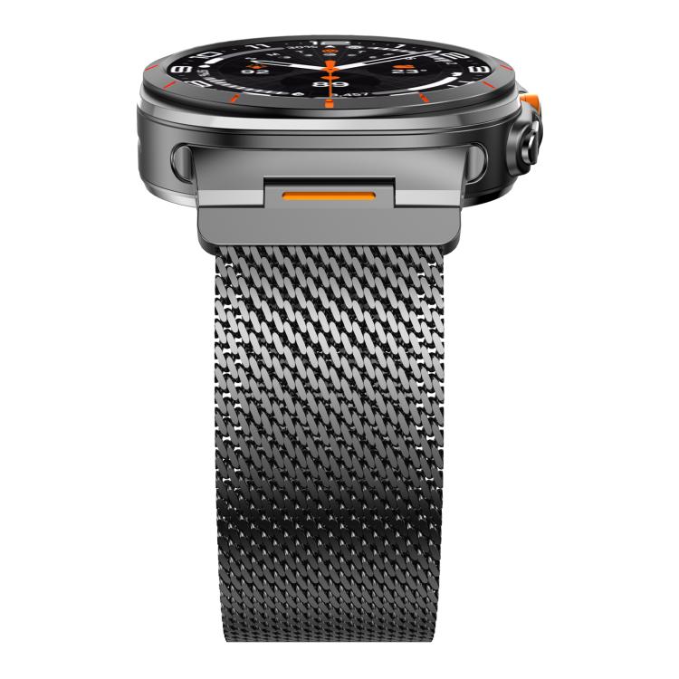 Vibrant Style Thick Mesh Milanese Magnetic Watch Band, For Samsung Galaxy Watch Ultra 2025 / Ultra 47mm