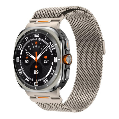 Vibrant Style Thick Mesh Milanese Magnetic Watch Band, For Samsung Galaxy Watch Ultra 2025 / Ultra 47mm
