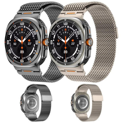 Vibrant Style Thick Mesh Milanese Magnetic Watch Band, For Samsung Galaxy Watch Ultra 2025 / Ultra 47mm