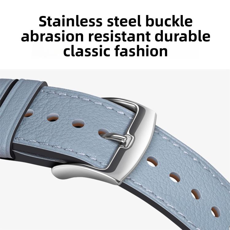 Pin Buckle Genuine Leather Watch Band, For Xiaomi Watch S5 46mm