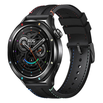 Fluorocarbon Rubber Composite Nylon Watch Band, For Xiaomi Watch S5 46mm