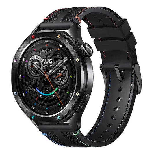Fluorocarbon Rubber Composite Nylon Watch Band, For Xiaomi Watch S5 46mm