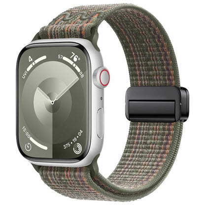 Magnetic Buckle Loop Nylon Watch Band, For Apple Watch 46mm / 49mm / 45mm / 44mm, For Apple Watch 42mm / 41mm / 40mm / 38mm