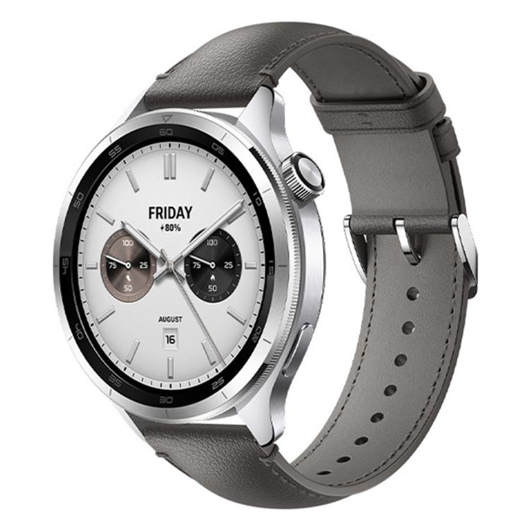 Pin Buckle Vegan Leather Watch Band, For Xiaomi Watch S4