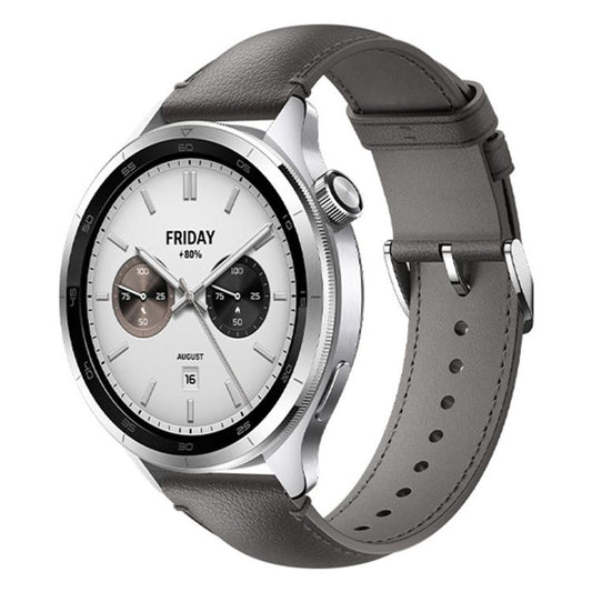 Pin Buckle Vegan Leather Watch Band, For Xiaomi Watch S4